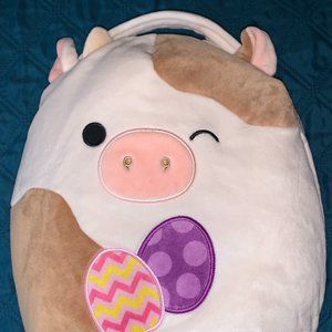 Ronne the cow Easter basket squishmallow